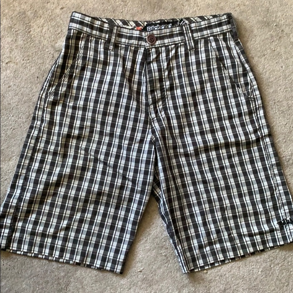 Billabong Black/White Striped Shorts 28